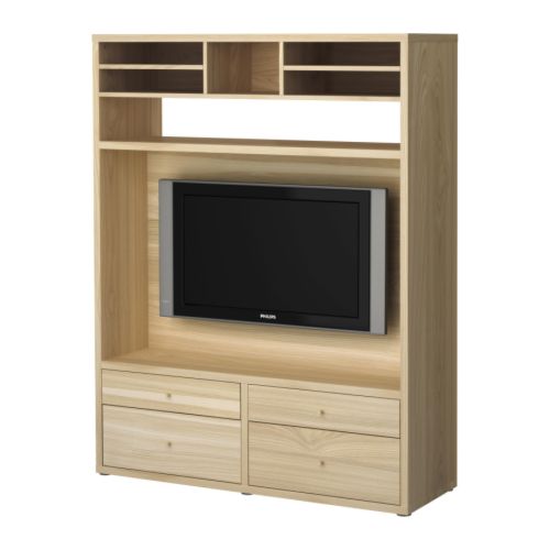 TRÄBY MobileTV IKEA I cassetti, perfetti per tenere in ordine i piccoli oggetti, ti permettono di vedere facilmente il contenuto. 