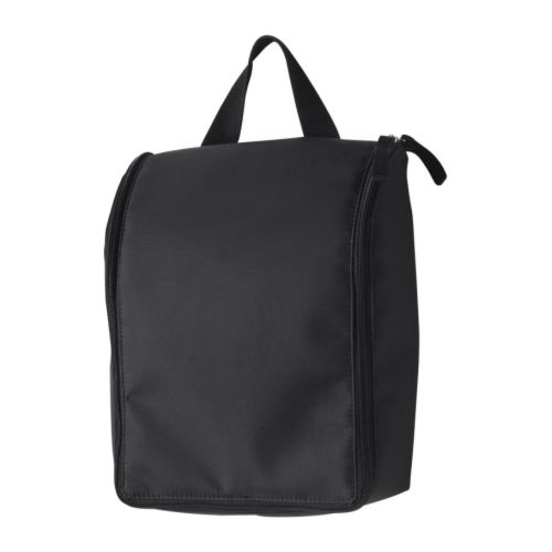 TROLLFJORDEN Necessaire IKEA I prodotto è dotato di un gancio grazie al quale può rimanere appeso aperto, per agevolare l'accesso agli scomparti. 