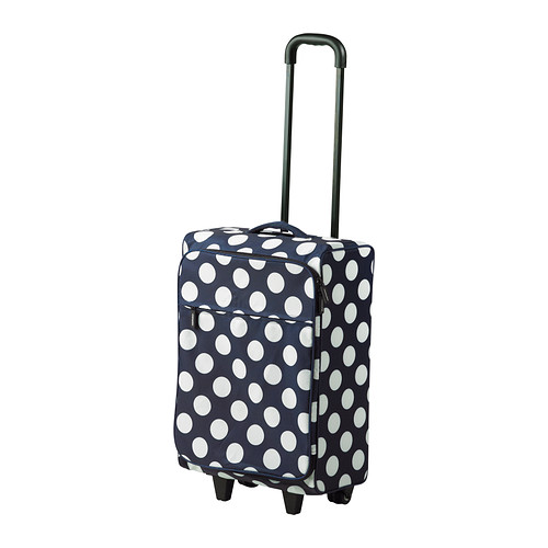 UPPTÄCKA Trolley pieghevole IKEA Il trolley si può appiattire e quindi occupa poco spazio quando non lo usi. 