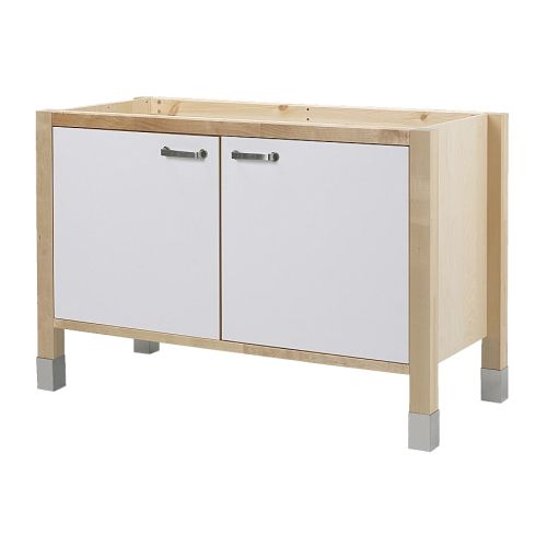 VÄRDE Mobile per lavello IKEA Indipendente: facile da spostare.  Gambe regolabili: stabili anche sui pavimenti irregolari. 