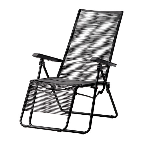 VÄSMAN Sedia relax da giardino - nero - IKEA