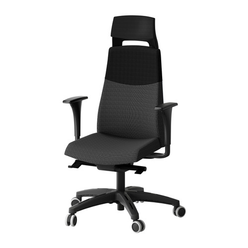 VOLMAR Sedia ufficio/poggiatesta/braccioli IKEA Una sedia da ufficio che garantisce un comfort ottimale per tutta la giornata di lavoro. 