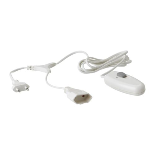DIMMA Cord dimmer switch IKEA Easy to use - to be connected directly between the lamp and the wall socket; no tools required. 