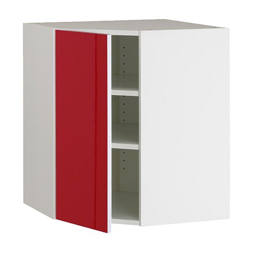 FAKTUM Corner wall Abstrakt red, 60x92 cm IKEA