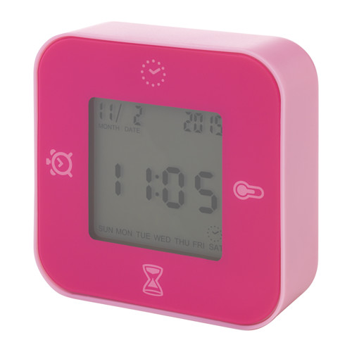 LÖTTORP Clock/thermometer/alarm/timer IKEA