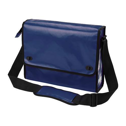 UPPTÄCKA メッセンジャーバッグ ブルー IKEA