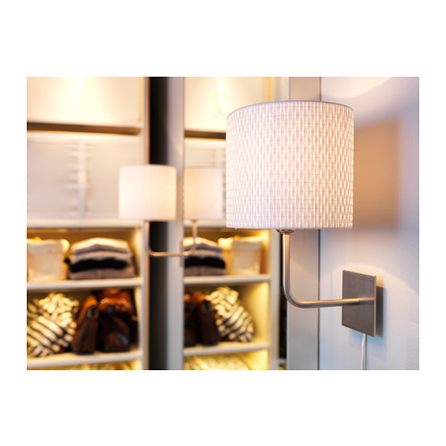 ALÄNG Wall lamp IKEA Gives a soft mood light.