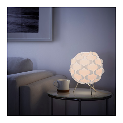 FILLSTA Table lamp IKEA Gives a soft mood light.