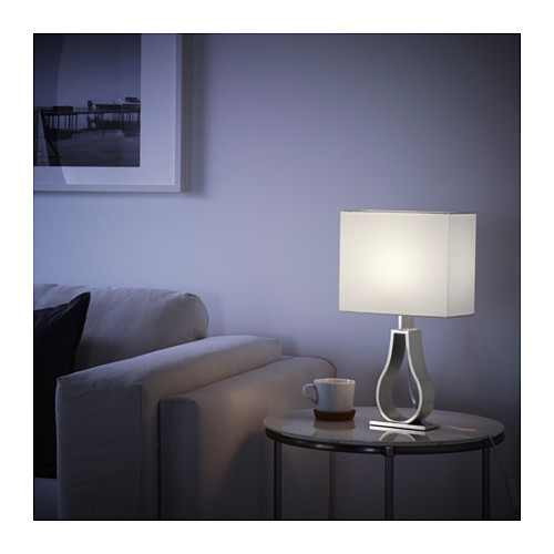 KLABB Table lamp IKEA You can create a soft, cosy atmosphere in your home with a textile shade that spreads a diffused and decorative light.