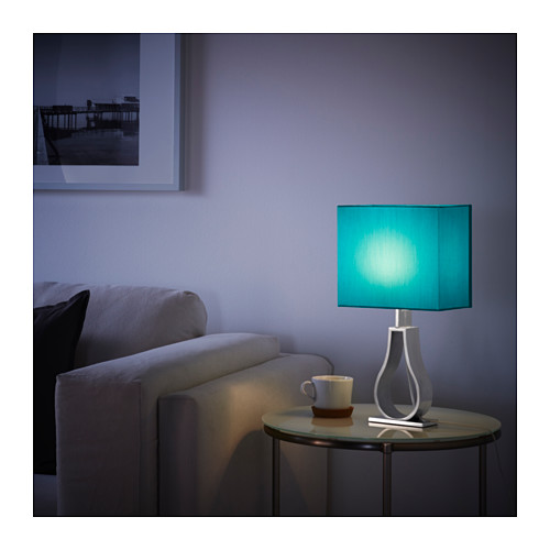 KLABB Table lamp IKEA You can create a soft, cosy atmosphere in your home with a textile shade that spreads a diffused and decorative light.
