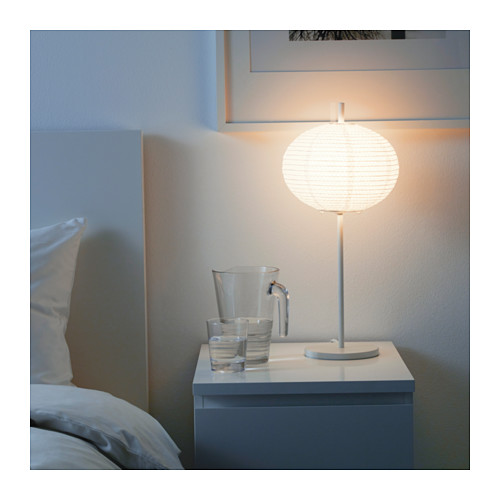 SOLLEFTEÅ Table lamp IKEA You can create a soft, cosy atmosphere in your home with a paper lamp that spreads a diffused and decorative light.