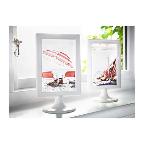 TOLSBY Frame for 2 pictures IKEA You can display one picture on each side as the frame has no back panel.