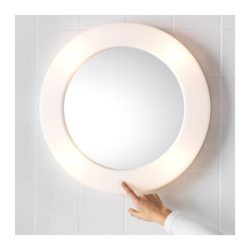 LILLJORM Mirror with integrated lighting IKEA