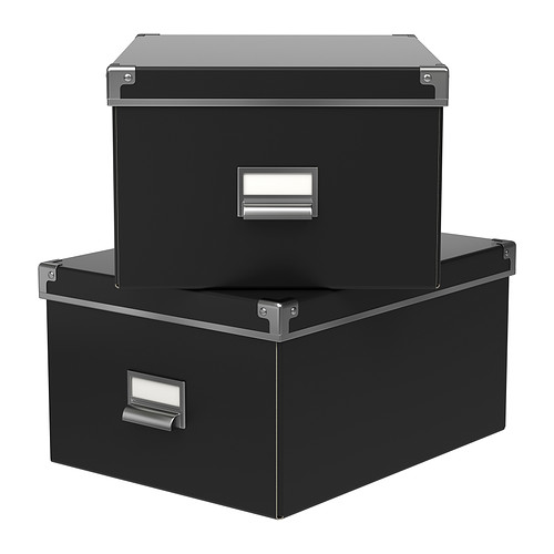 KASSETT Box with lid IKEA Perfect for newspapers, photos or other memorabilia.