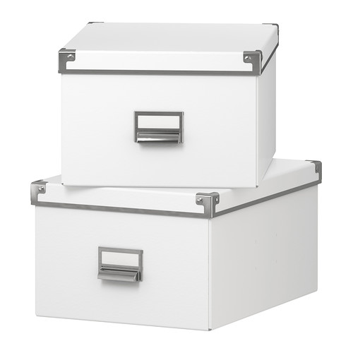 KASSETT Box with lid IKEA Perfect for newspapers, photos or other memorabilia.