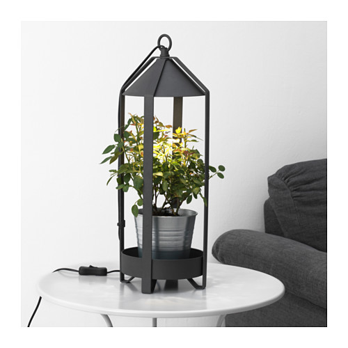 KRYDDA Plant holder w LED cultivation bulb IKEA