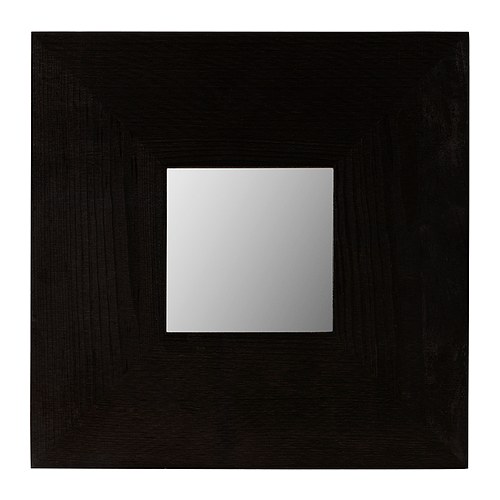 MALMA Mirror black-brown Width: 25.5 cm Height: 25.5 cm Thickness: 1 cm  