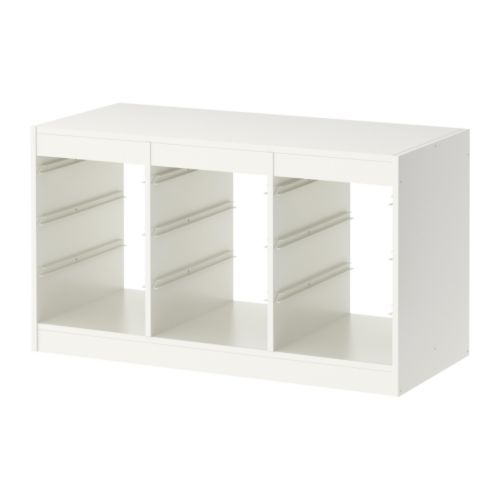 TROFAST Frame IKEA A sufficient number of guide rails are included for you to be able to combine as many boxes/shelves as you like.