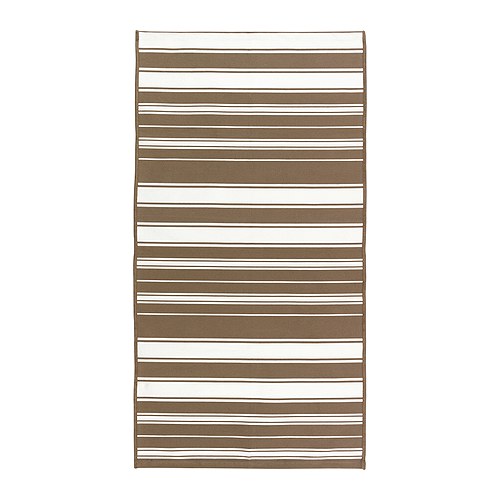 ALSLEV Vloerkleed, glad geweven IKEA Het kleed heeft aan beide kanten hetzelfde patroon,  waardoor het keerbaar is en langer meegaat. 