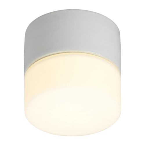 BROMÖLLA Plafond-/wandlamp &nbsp; Verspreid licht; geeft algemene verlichting.  Mondgeblazen glas; iedere lamp is uniek. 