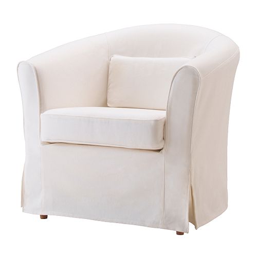 EKTORP TULLSTA Hoes fauteuil &nbsp; Makkelijk schoon te houden; de overtrek is machinewasbaar.  Incl.   kussen; ondersteunt de onderrug. 