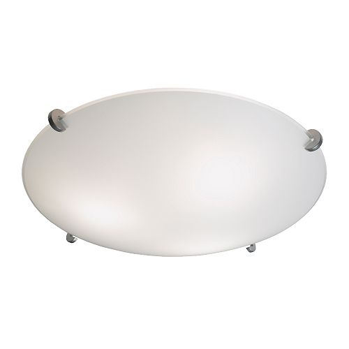ERBIUM Plafondlamp IKEA Het frosted glas zorgt voor niet-verblindende algemene verlichting. 