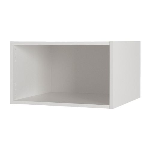 FAKTUM Extra bovenkast koelkast/oven IKEA Stevige constructie basiselement: 18 mm dik.  Luchtkanaal; voor goede ventilatie. 