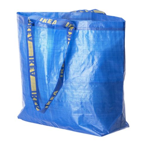FRAKTA Tas, medium IKEA Makkelijk schoon te houden; afspoelen met water en laten drogen. 