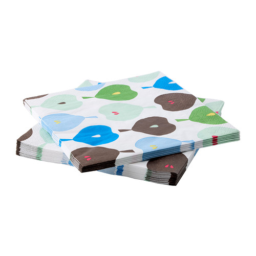 FRASIG Papieren servet IKEA Het servet heeft een goed absorberend vermogen: 3-laags papier. 