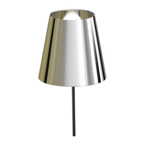 GNEJS Lampenkap &nbsp; Gericht licht; lampenkap van zilverimitatie maakt het licht extra decoratief. 