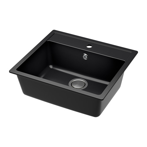 HÄLLVIKEN Inbouwspoelbak, 1 bak - IKEA