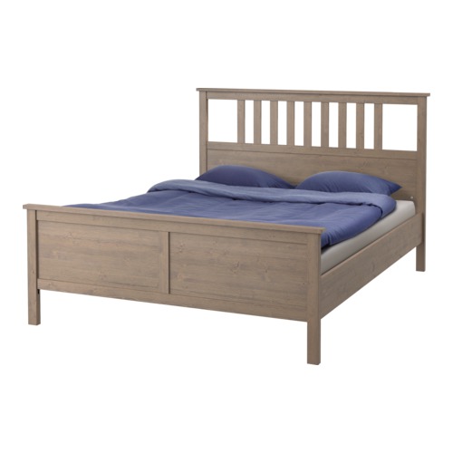 HEMNES Bedframe &nbsp; De bedzijkanten zijn verstelbaar, waardoor je matrassen van verschillende diktes kan gebruiken. 