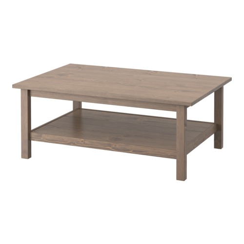 HEMNES Salontafel &nbsp; Massief hout; voor een natuurlijker uitstraling.  Aparte plank voor het opbergen van b.  v. 