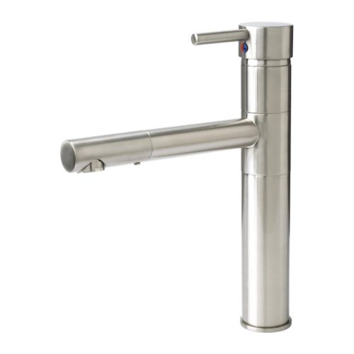 HOVSKÄR Keukenmengkraan eengreeps &nbsp; Functie voor het reduceren van de waterstroom met behoud van druk; bespaart water en energie. 