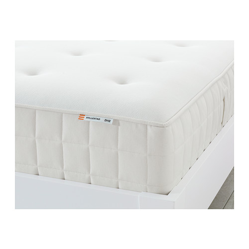 HYLLESTAD Pocketveringmatras 90x200 cm, stevig/wit IKEA