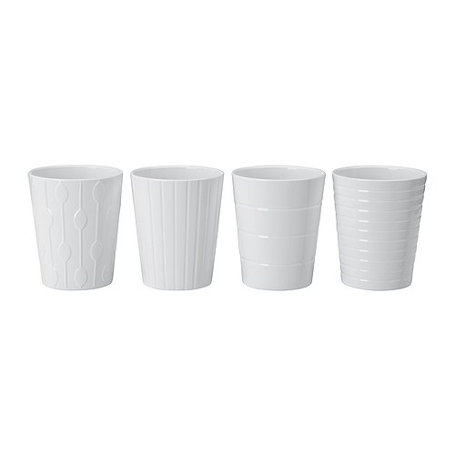 KARDEMUMMA Sierpot IKEA De vorm en hoogte van de pot maken hem zeer geschikt voor orchideeën.  Ruimte voor luchtcirculatie rond de wortels. 
