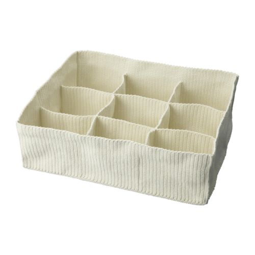 KOMPLEMENT Opberger met vakken IKEA Handgeweven vakken voor ondergoed, sokken e.  d. 