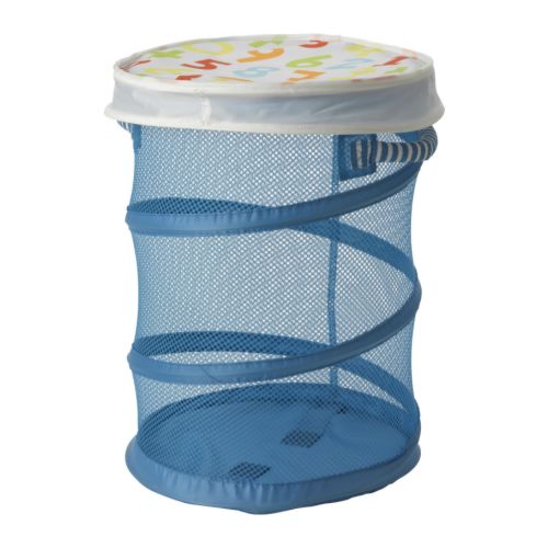 KUSINER Netmand met deksel IKEA Door het net is makkelijk te zien wat er in zit. 
