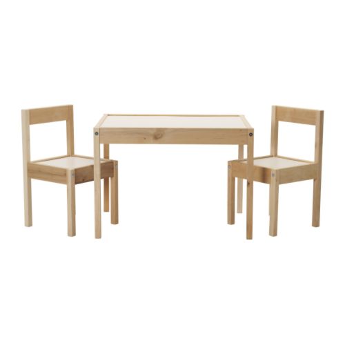 LÄTT Kindertafel met 2 stoelen IKEA