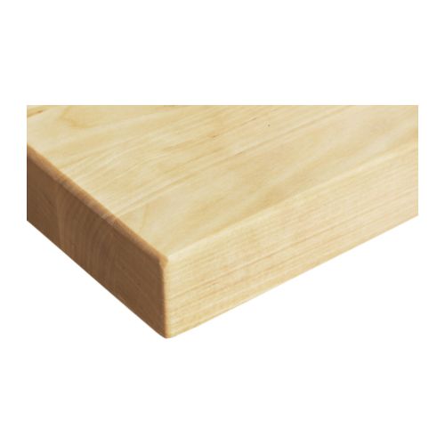 NUMERÄR Werkblad IKEA Werkblad van massief hout; een slijtvast natuurmateriaal dat de keuken een warme en natuurlijke uitstraling geeft. 