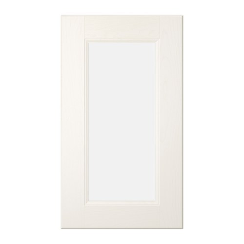 RAMSJÖ Vitrinedeur IKEA Zichtbare variaties in de aderen van het hout; geeft een warme, natuurlijke uitstraling. 