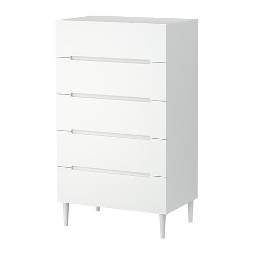 SVEIO Ladekast 5 lades IKEA Lades met ingebouwde demper; zorgen dat de lades langzaam, stil en zacht sluiten.  Lade makkelijk te openen en te sluiten. 