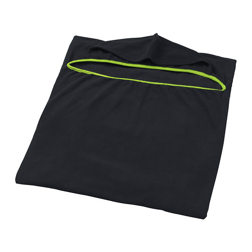 VÄNNERNA Deken IKEA Dekentje aan drie kanten aan elkaar genaaid, met capuchon; lekker zacht voor je kind om in te kruipen. 