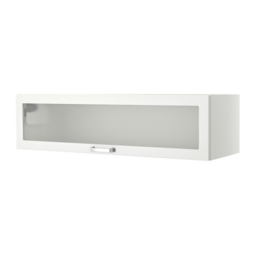 VÄRDE Wandvitrine &nbsp; Vouwdeur; bespaart plaats als hij open is. 
