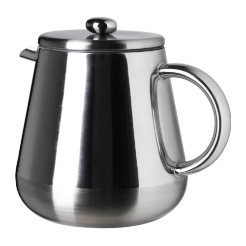 ANRIK Kaffe-/tepresse IKEA Laget av et dobbelt lag med rustfritt stål; holder lenger på varme drikker, men forblir kald på utsiden. 