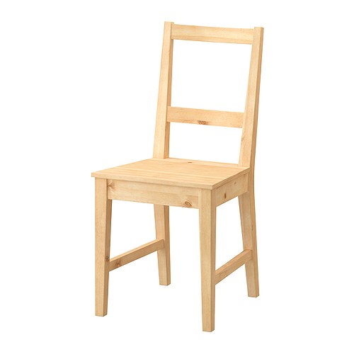 BERTIL Stol IKEA Massiv furu; et naturlig materiale som blir vakrere med tiden. 