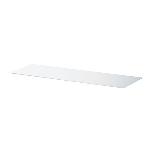 BESTÅ Topplate IKEA Et glasspanel beskytter hyllens overside og gir den et annerledes utseende. 