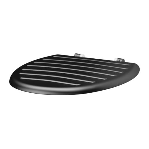 BOLMEN Toalettsete IKEA Lett å ta av og rengjøre.  Passer til de fleste toaletter pga.   justerbare fester. 