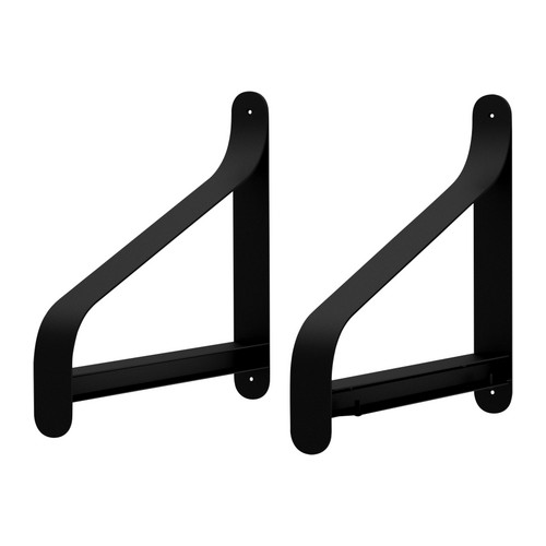 EKBY UTSJÖ Hylleknekt IKEA Justeres til å passe hylleplater i ulike tykkelser. 