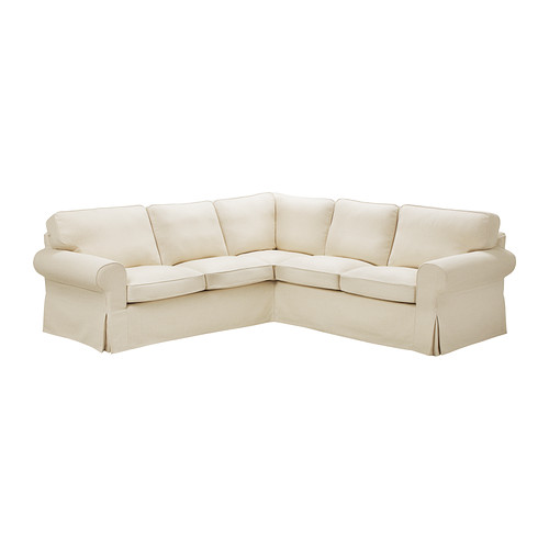 EKTORP Trekk hjørnesofa 2+2 IKEA Lett å holde ren - avtagbart trekk som kan kjemisk renses. 
